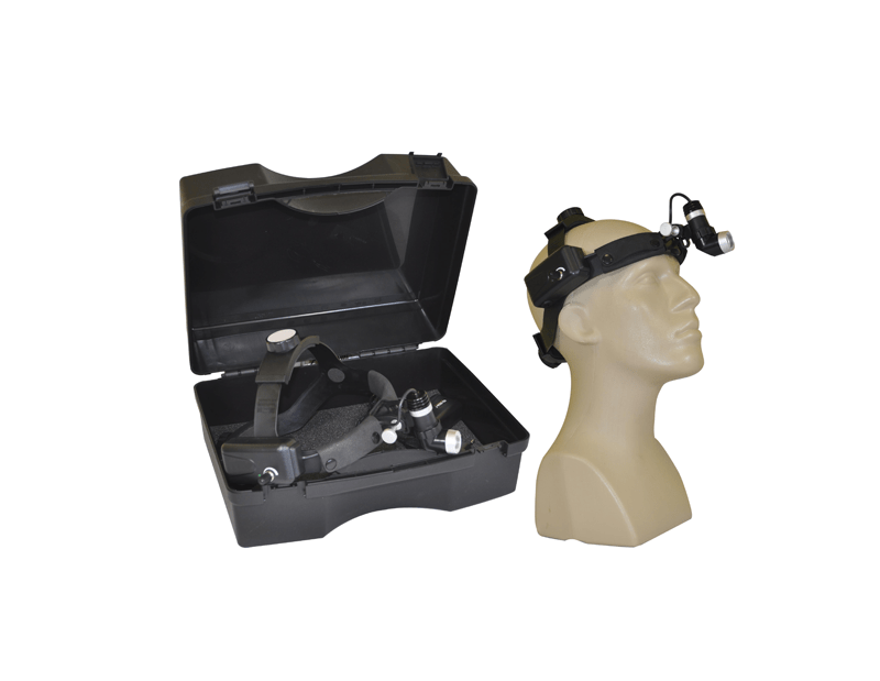 Surgical headlamp with carrying case