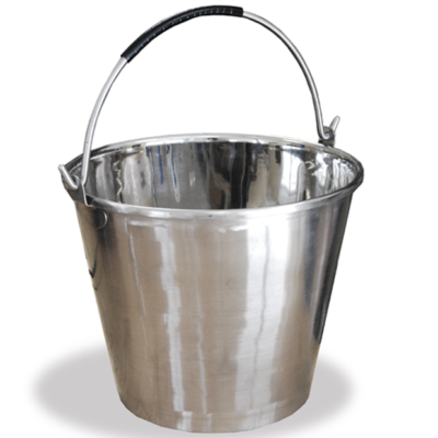 Stainless Steel Bucket 12 L Close-Up