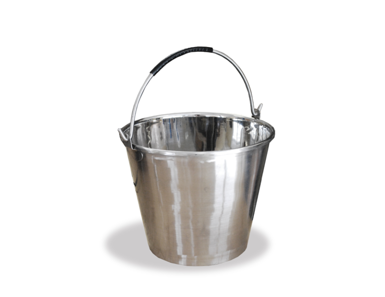 Seau en acier inoxydable 12 l