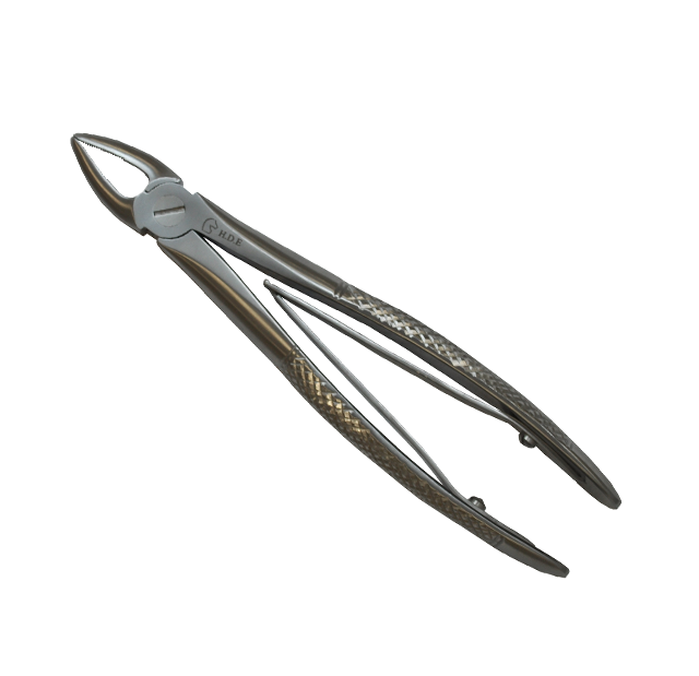 Straight forceps closed