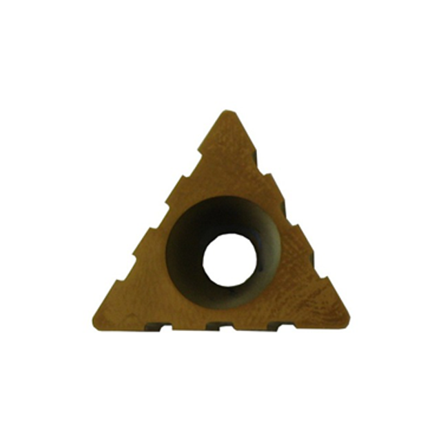 Titanium insert for triangular rasp 3 grooves Close-Up