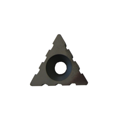 Tungsten insert for triangular rasp 3 grooves Close-Up