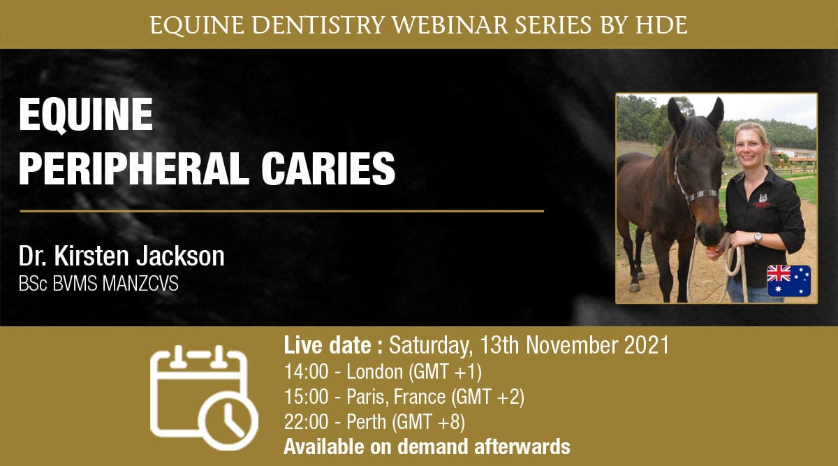 [Webinar HDE] Equine Peripheral Caries