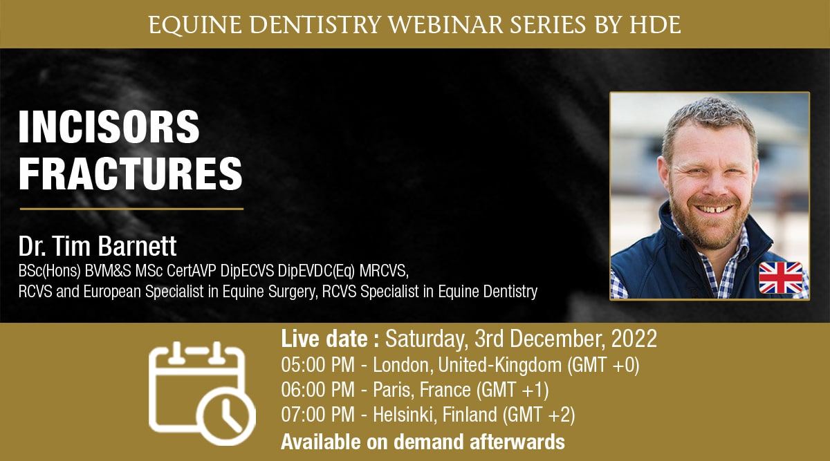 [HDE Webinar] Incisors Fractures - Dr Tim Barnett