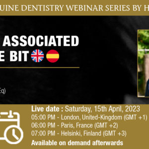 [HDE Webinar] Lesions Associated with the Bit - Dr Elke Pollaris