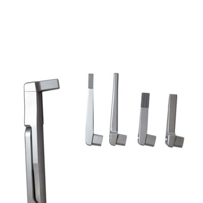 Fragment Forceps with 3 Interchangeable Inserts of Different Lengths - Close-Up