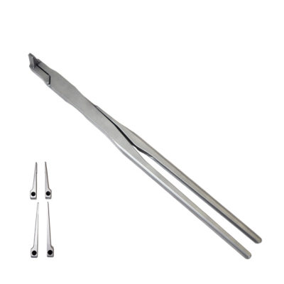 Fragment Forceps with 3 Interchangeable Inserts of Different Lengths