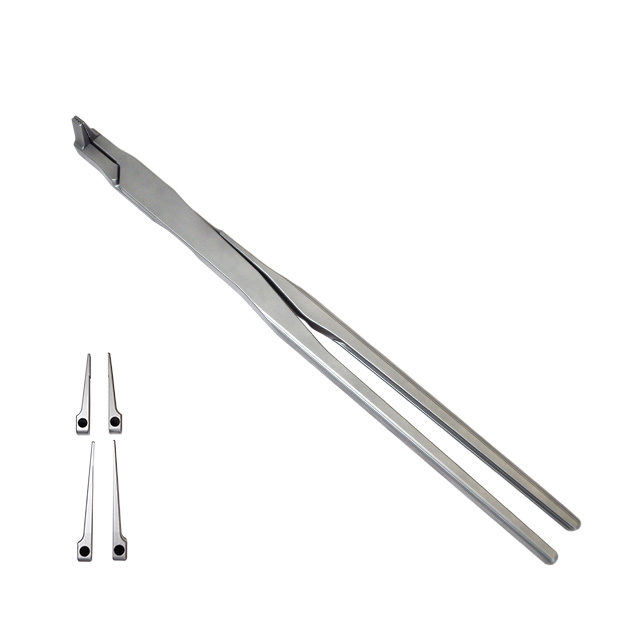 Fragment Forceps with 3 Interchangeable Inserts of Different Lengths