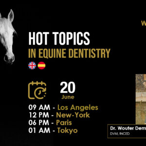 [HDE Webinar] Hot Topcs in Equine Dentistry - Dr. Wouter Demey