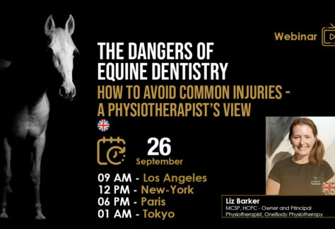 [HDE Webinar] The Danger of Equine Dentistry: How to Avoid Common Injuries - A Physiotherapist's View - Liz Barker