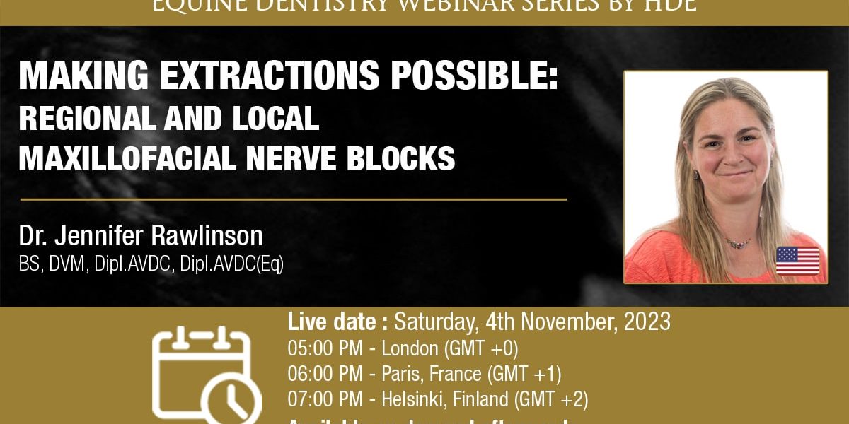 [HDE Webinar] Making Extractions Possible: Regional and Local Maxillofacial Nerve Blocks - Dr Jennifer Rawlinson