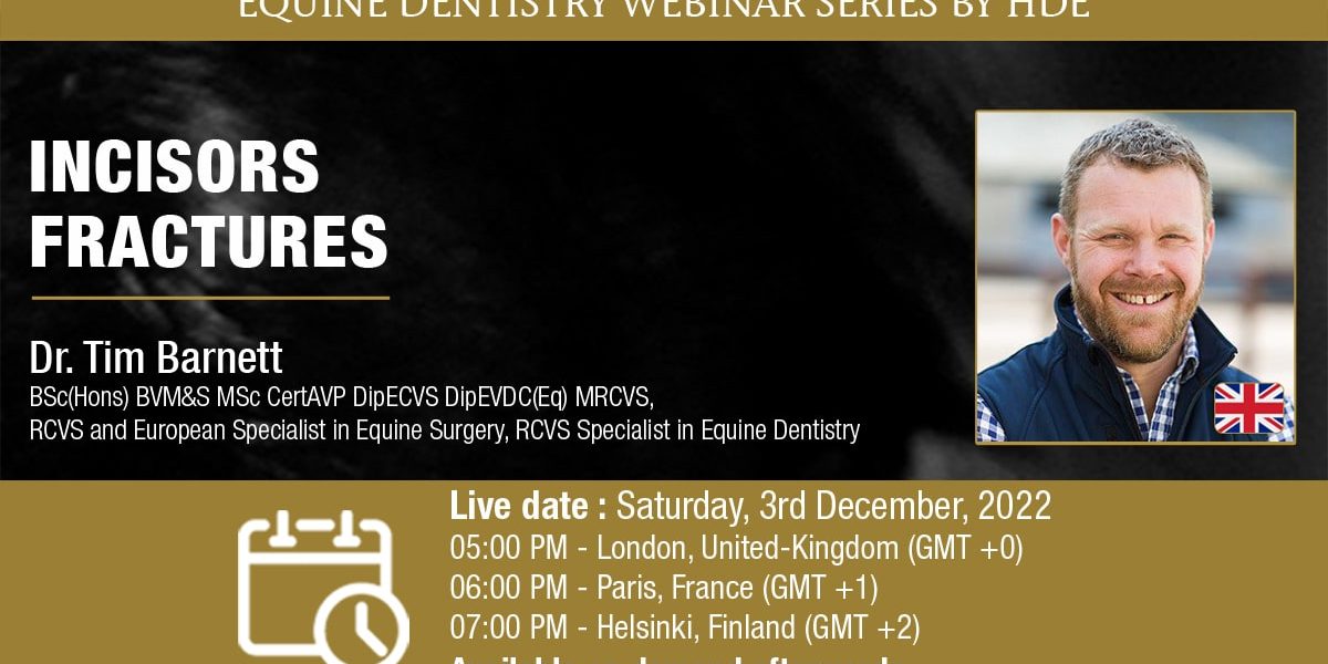 [HDE Webinar] Incisors Fractures - Dr Tim Barnett